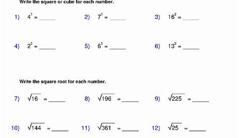 50 Operations With Radicals Worksheet