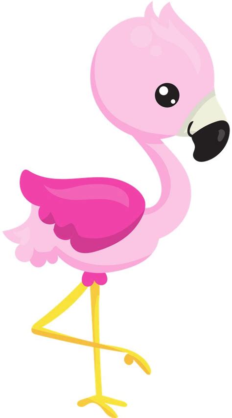 Cute Flamingo Baby Flamingo Pink Flamingo Art Print By Strawberry And
