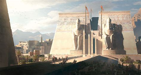 Behind The Scenes On The Art Of Assassins Creed Origins Fantasy City
