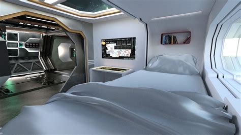 Spaceship Crew Room 3d Models And 3d Software By Daz 3d Futuristic