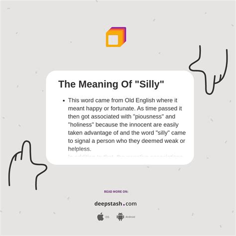 The Meaning Of Silly Deepstash