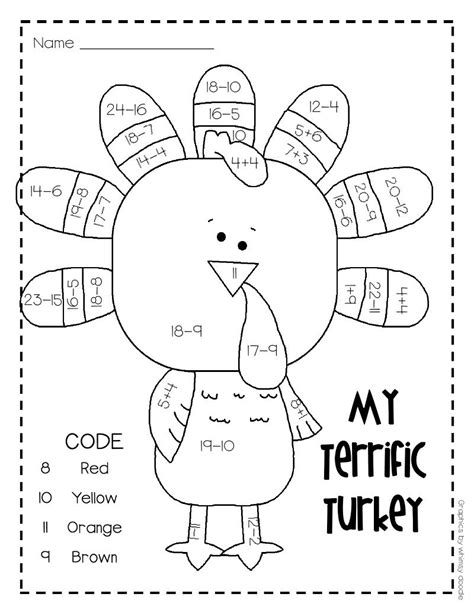 4th Grade Thanksgiving Multiplication Worksheets