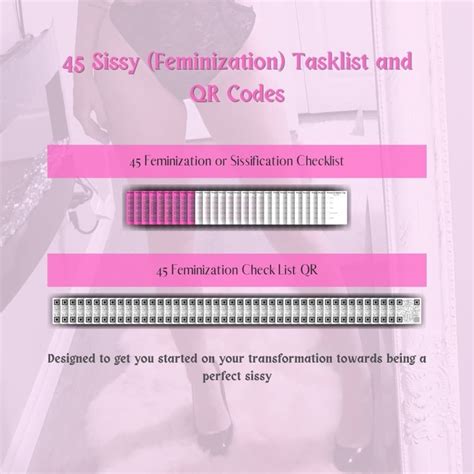 45 Forced Feminization Sissy Training Tasklist Or Checklist And Etsy