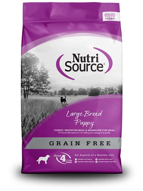 Nutrisource small and medium breed puppy is ideal for breeds that mature to less than 50 lbs. Large Breed Puppy Recipe | NutriSource Pet Foods