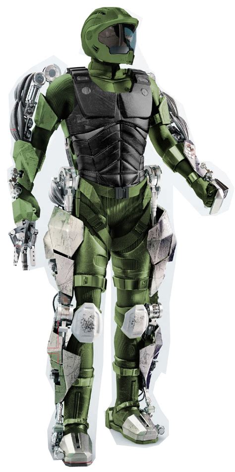 Military Exoskeleton Military Armor Futuristic Armour Wearable Tech