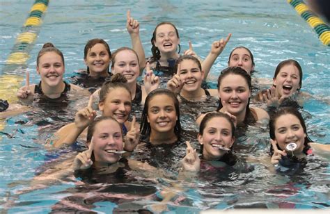 Marquette Outlasts Lafayette For Suburban West Title Girls Swimming