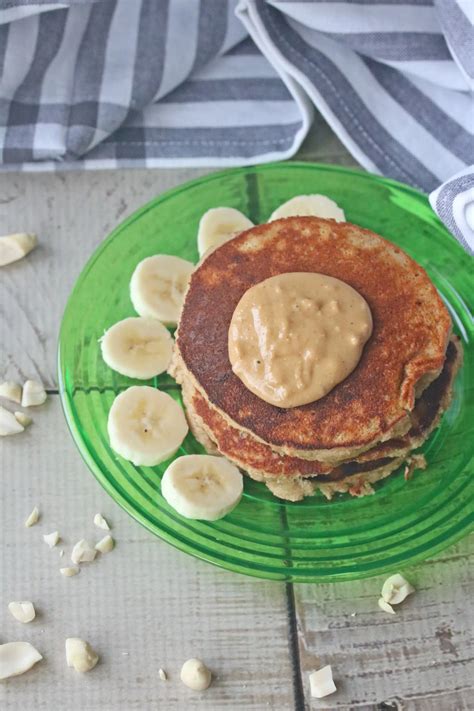 Easy Peanut Butter Banana Pancakes Gluten Free With Video