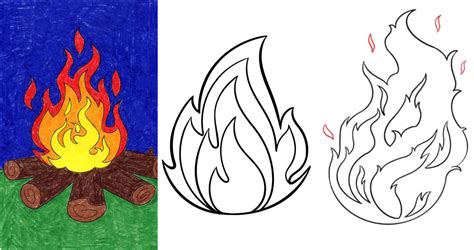25 Easy Flames Drawing Ideas How To Draw Flames