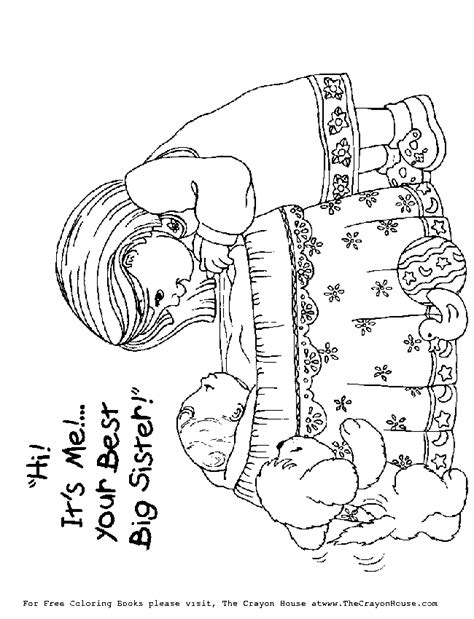 New free coloring pagesstay creative at home with our latest. New Baby Brother Coloring Page - Coloring Home