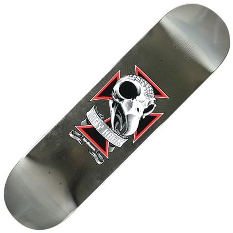 Birdhouse Tony Hawk Skull 2 Chrome Foil Skateboard Deck 825 Skateboards From Native Skate