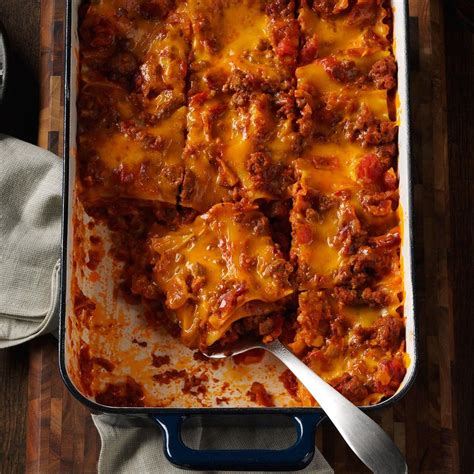 Bacon Colby Lasagna Recipe Taste Of Home