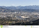 Glendale Kalifornien Mountain View Stockfoto - Bild von architektur ...