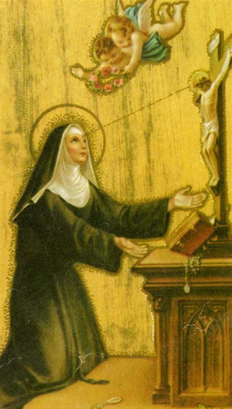 Es una manera de hacerse dios presente. Arte del Mundo y Religiones: Santa Rita de Casia