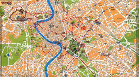 Rom Stadtplan Planer