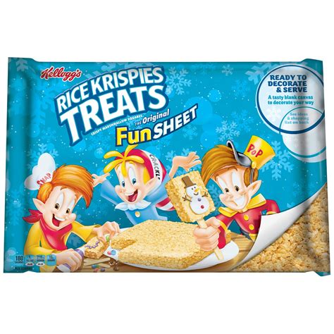 Kelloggs Rice Krispies Treats Fun Sheet 32 Oz