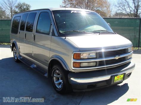 2001 Chevrolet Express 1500 Passenger Conversion Van In Light Pewter