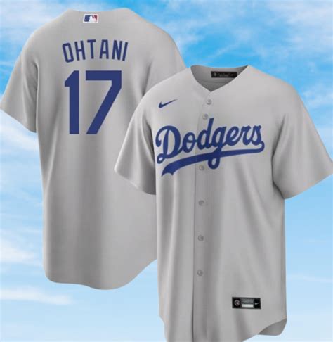 Mens Los Angeles Dodgers Shohei Ohtani 17 Cool And Flex Base Jersey