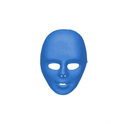 Blue Full Face Mask Halloween Costume Accessory