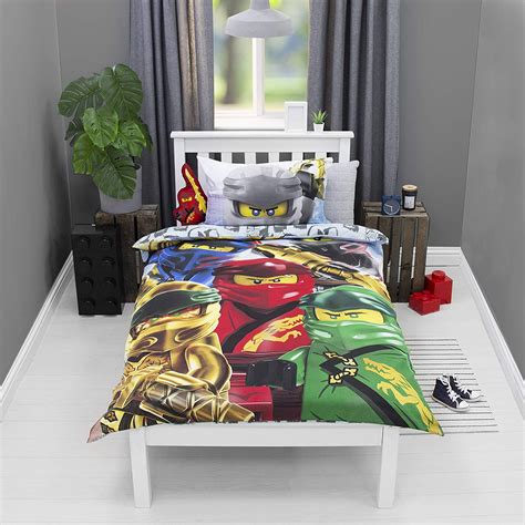 Lego Ninjago Movie Ninja Reversible Rotary Single Bed Duvet Quilt