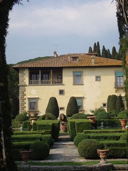 Villa Gamberaia 17th C Villa Near Settignano Florence Tuscany Italy