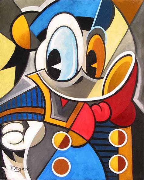 Cubist Quack Artist Tim Rogerson