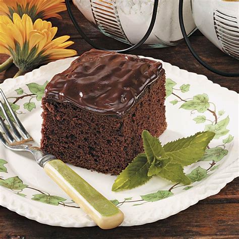 Three layers of moist chocolate cake that are stacked, one on top of another, with a so what is the history of the german chocolate cake? Grandma's Chocolate Cake Recipe | Taste of Home
