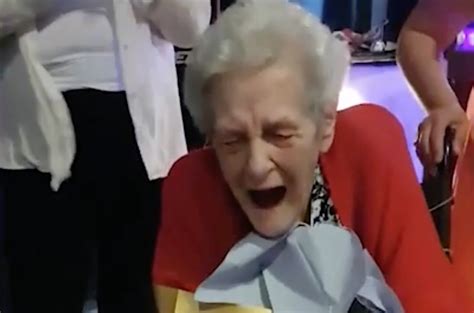 Year Old Granny Gets Presented With Squirting Penis Cake At Birthday