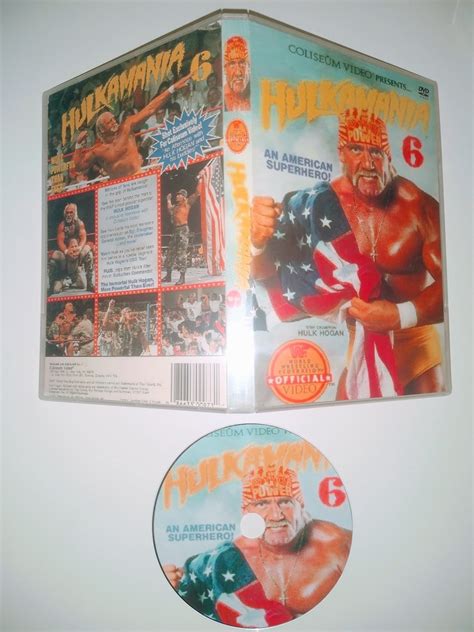 WWF 1991 HULKAMANIA 6 DVD Case