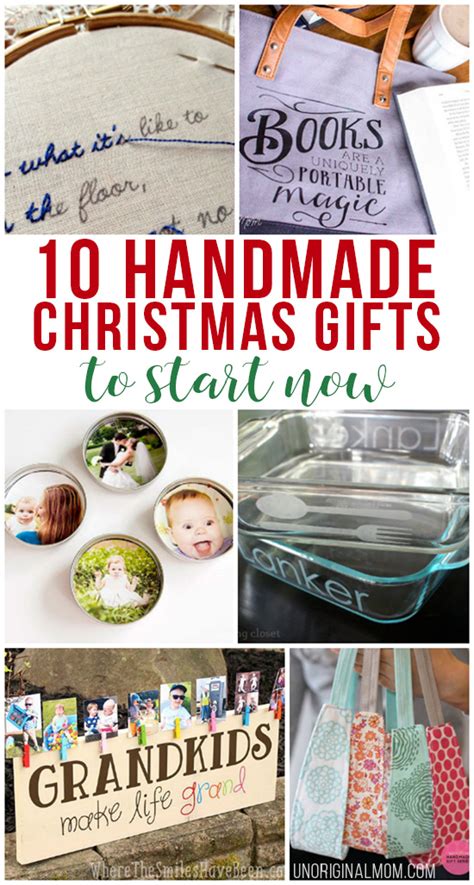 Check spelling or type a new query. 10 Handmade Christmas Gifts to Start Now - unOriginal Mom