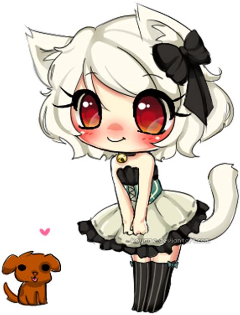 anime cat girl kawaii maid