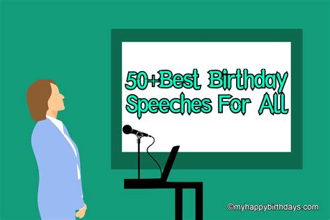 50best Birthday Speeches For All 2021 My Happy Birthdays