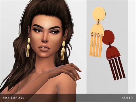 5 Swatches Found In Tsr Category Sims 4 Female Earrings Sims 4