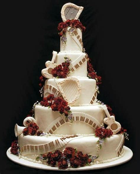 I'll be diddy, you'll be naomi, whoa. Music themed wedding cake | Themed wedding cakes, Music cakes