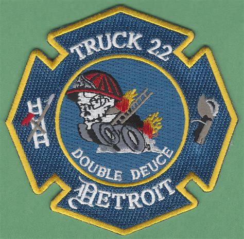 Detroit Fire Department Ladder Company 22 Fire Patch