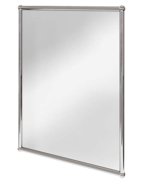 Burlington Rectangular Mirror With Chrome Frame A11