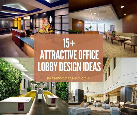 15 Attractive Office Lobby Ideas And Designs For 2021