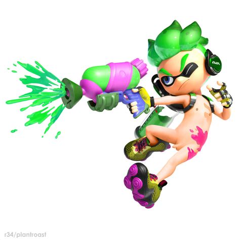 Plantroast Inkling Boy Inkling Player Character Nintendo Splatoon