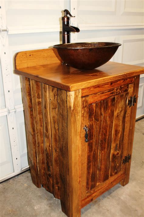 This base was made from hickory i got from my wood. Rustic LOG Bathroom Vanity - MS1373B-25 - Bathroom Vanity ...