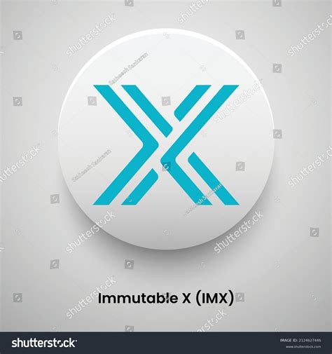 Immutable X Imx Cryptocurrency Logo Symbol Stock Vector Royalty Free