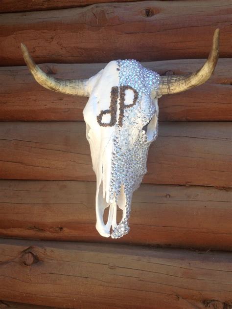 Custom Cow Skull With Ranch Brand Created By Jack It Up Designs Cow