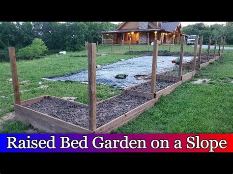 How To Make A Raised Bed On Slope Hanaposy