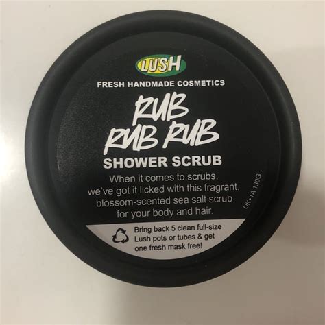 Lush Fresh Handmade Cosmetics Rub Rub Rub Shower Scrub Review Abillion
