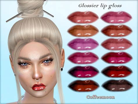 The Sims Resource Glossier Lip Gloss