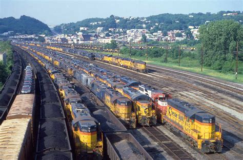 A Sea Of First And Early Second Generation Motive Power Belonging To