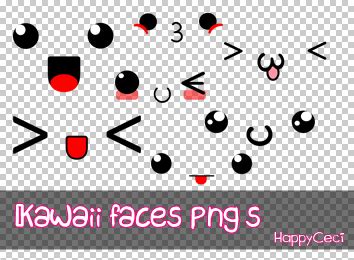 Kawaii Faces Png By Happyceci On Deviantart