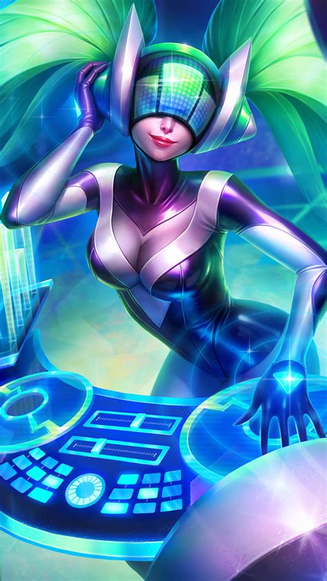 Dj sona hijacks the airwaves in this sonic collab with riot games. DJ Sona Wallpaper LOL - LVGAMES.NET Wallpaper