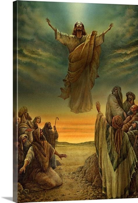 Jesus Ascending Into Heaven In 2021 Jesus Wall Art Jesus Artwork
