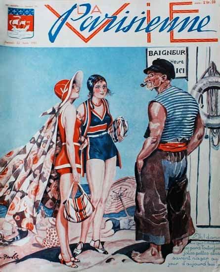 La Vie Parisienne 1931 Aout 22 Sex Appeal Mad Men Art Vintage Ad Art Collection