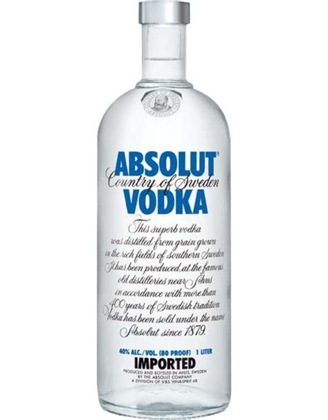 Absolut Vodka Blue 10l 400 Alcohol Luxurious Drinks™