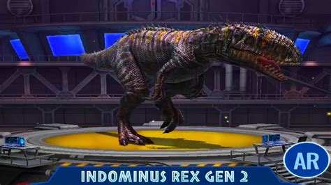 19 Is Here Indominus Rex Gen 2 Epic Hybrid Showcase Jurassic World Alive 19 Youtube